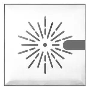 SUNRAY EURO-ROSTERI RST-KANSI 196x196 mm U-reikä 34mm epäkesko kehyksellä